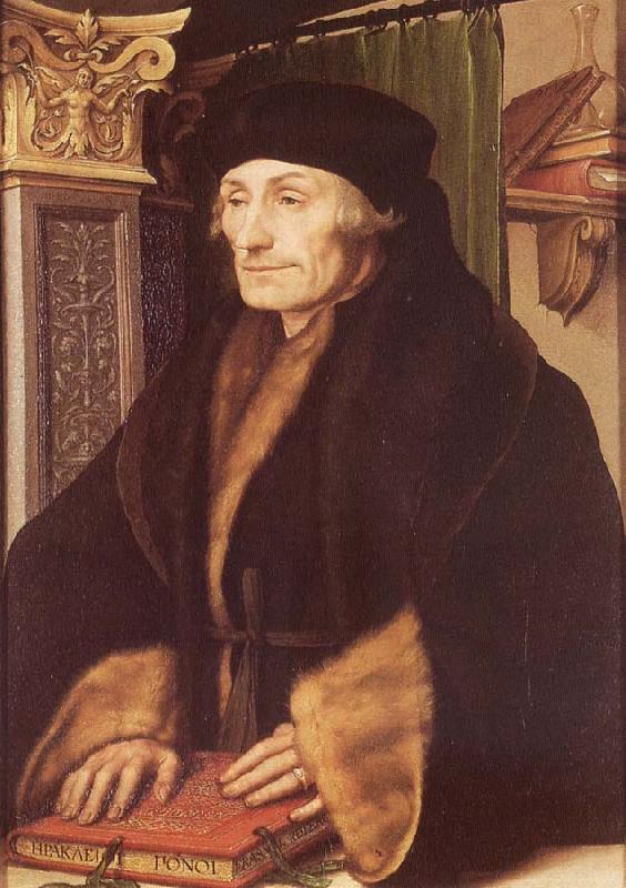 HOLBEIN, Hans the Younger Erasmus Van Rotterdam oil painting picture